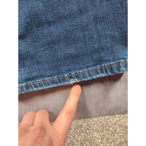 BKE Jeans Jake Womens Size 32x32 Straight Leg Denim Blue Distressed - Picture 8 of 15